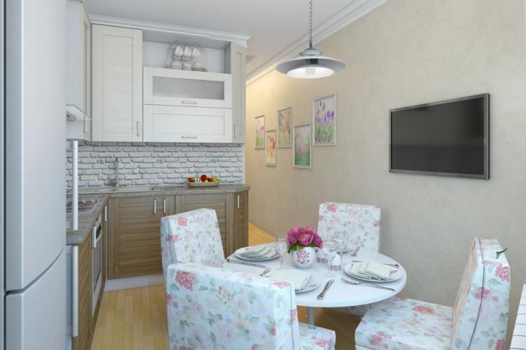 Дизайн кухни 7 кв.м. - фото реальных интерьеров