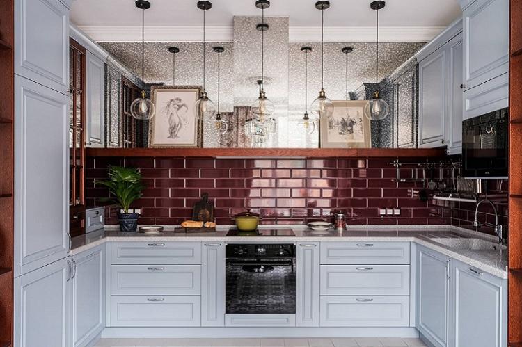 Дизайн интерьера кухни 9 кв.м. - фото реальных интерьеров