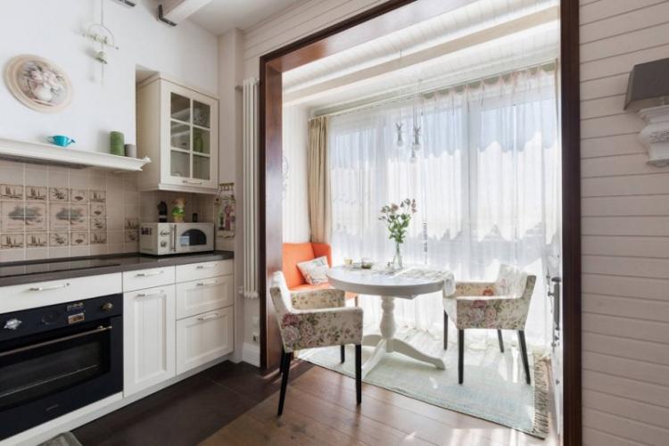 Достоинства и недостатки - Кухня, совмещенная с балконом