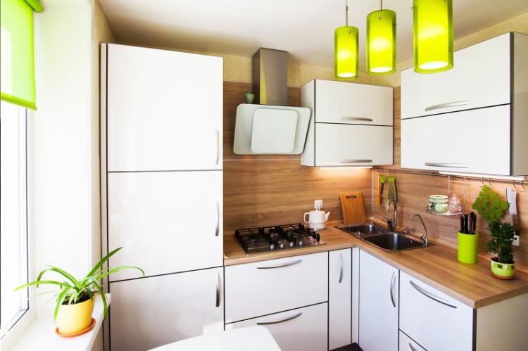 Маленькая кухня в хрущевке: 80 фото и идей дизайна