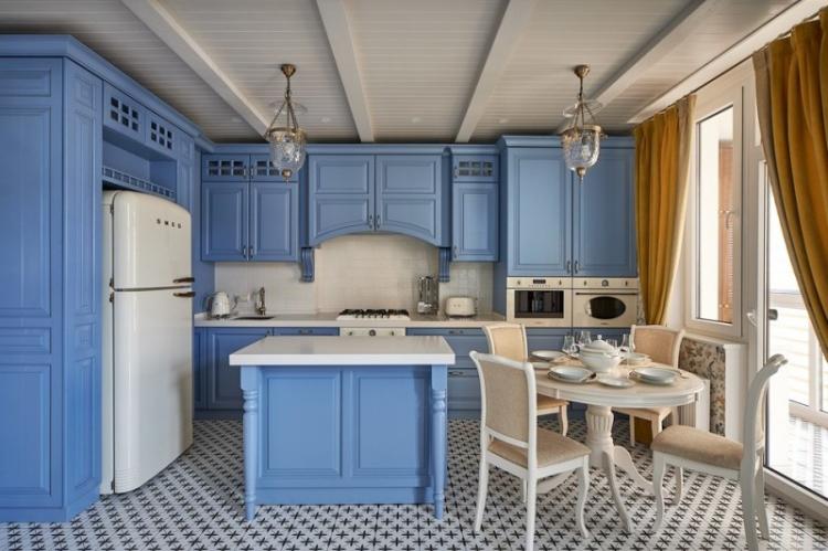 Дизайн кухни в классическом стиле - фото