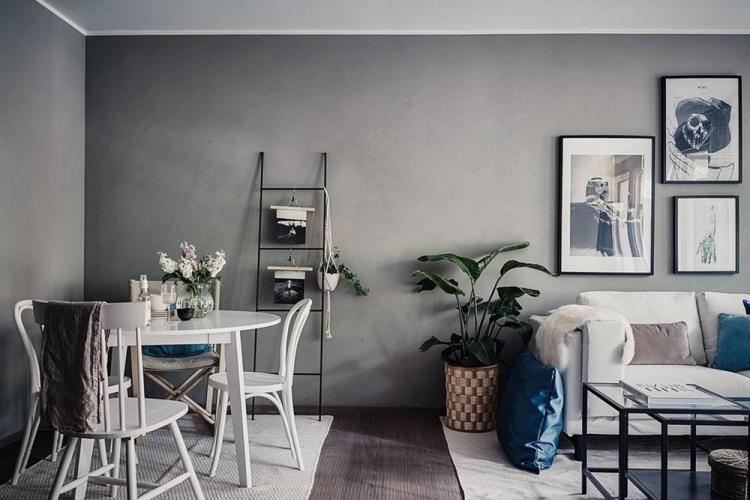 Отделка стен - Дизайн кухни в скандинавском стиле