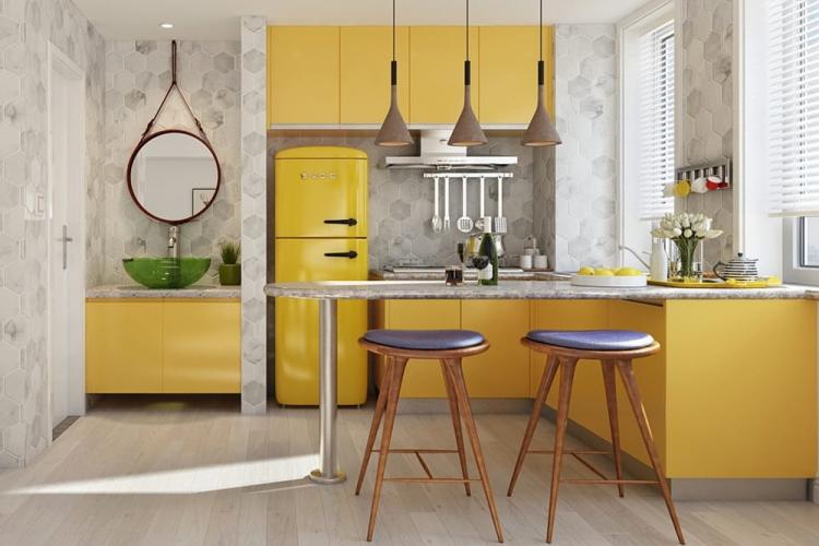 Дизайн интерьера кухни в скандинавском стиле - фото