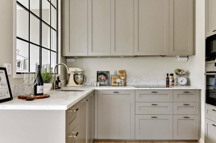 Дизайн интерьера кухни в скандинавском стиле - фото