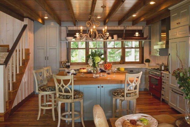 Кухня в стиле кантри - Дизайн интерьера фото