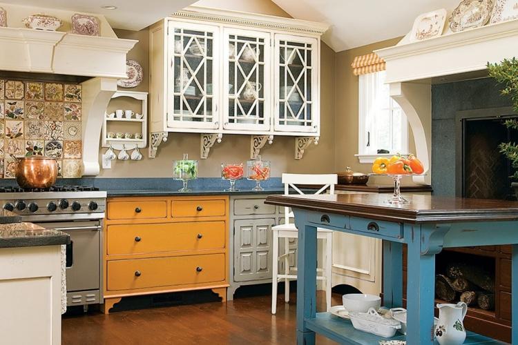 Дизайн кухни в стиле прованс - фото реальных интерьеров