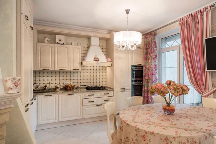 Дизайн кухни в стиле прованс - фото реальных интерьеров