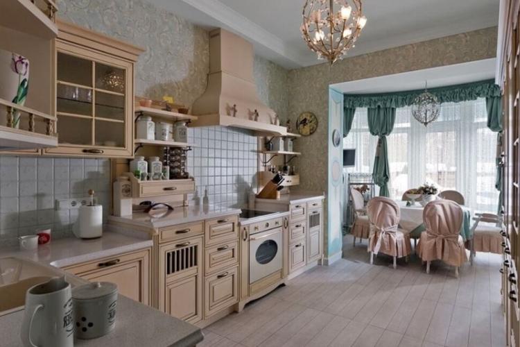 Дизайн кухни в стиле прованс - фото реальных интерьеров