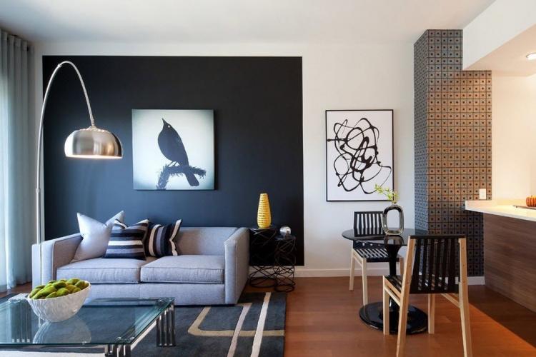 Цвета и фактуры - Зонирование квартиры 30 кв.м.