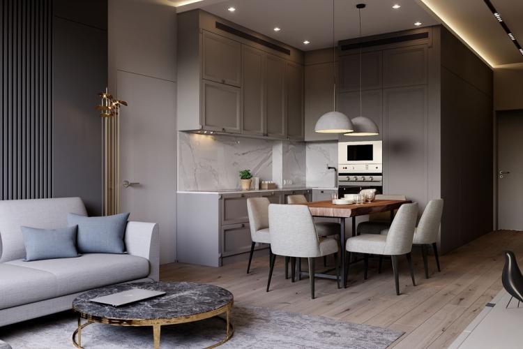 Освещение - Дизайн квартиры 30 кв.м.