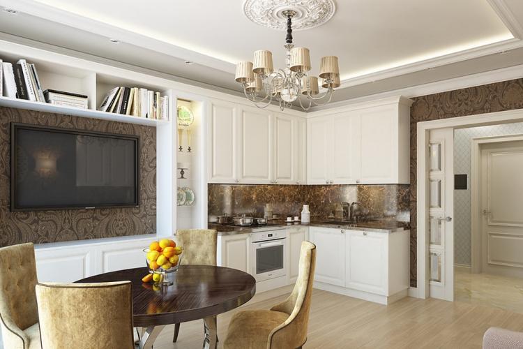 Квартира 30 кв.м. в классическом стиле - Дизайн интерьера