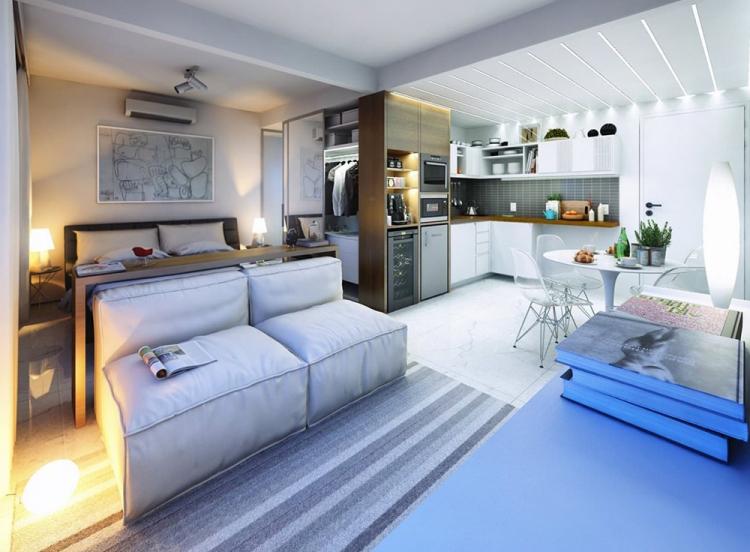 Дизайн квартиры 30 кв.м. - фото