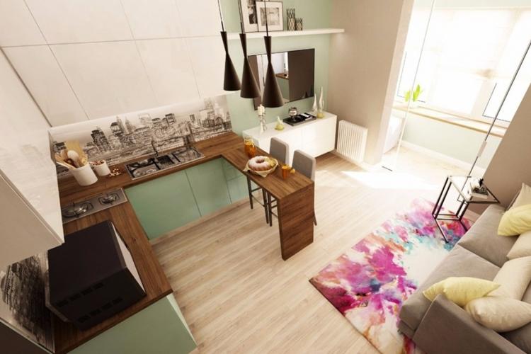 Дизайн квартиры 30 кв.м. - фото