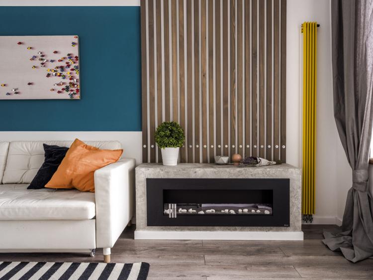 Дизайн квартиры с яркими акцентами