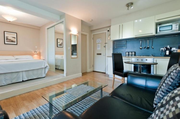 Дизайн интерьера квартиры-студии - фото реальных интерьеров