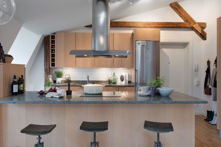 Апартаменты в Боргхольме - Дизайн квартиры в скандинавском стиле