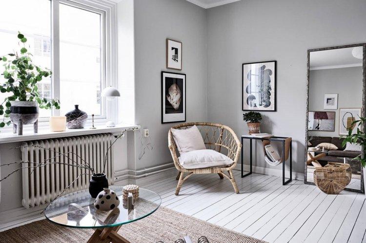 Нетипичная скандинавская студия - Дизайн квартиры в скандинавском стиле