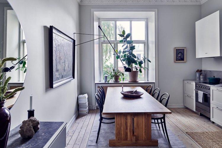 Скандинавская квартира «Все оттенки серого» - Дизайн квартиры в скандинавском стиле