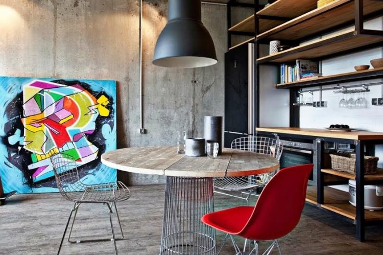 Дизайн квартиры в стиле лофт - фото реальных интерьеров