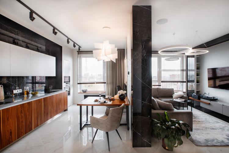 Освещение и декоративная подсветка - Квартира в стиле минимализм