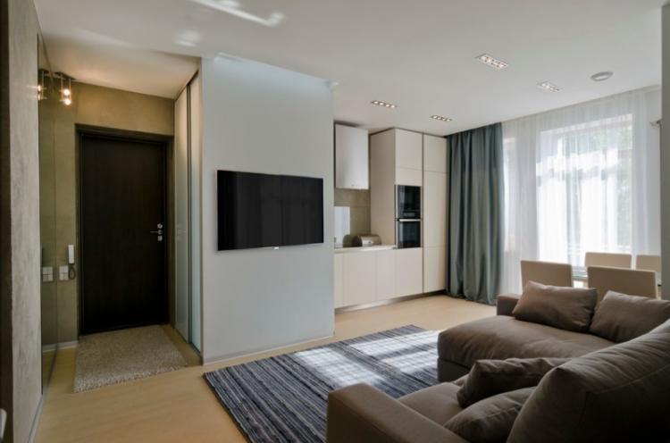 Квартира в стиле минимализм - дизайн интерьера фото