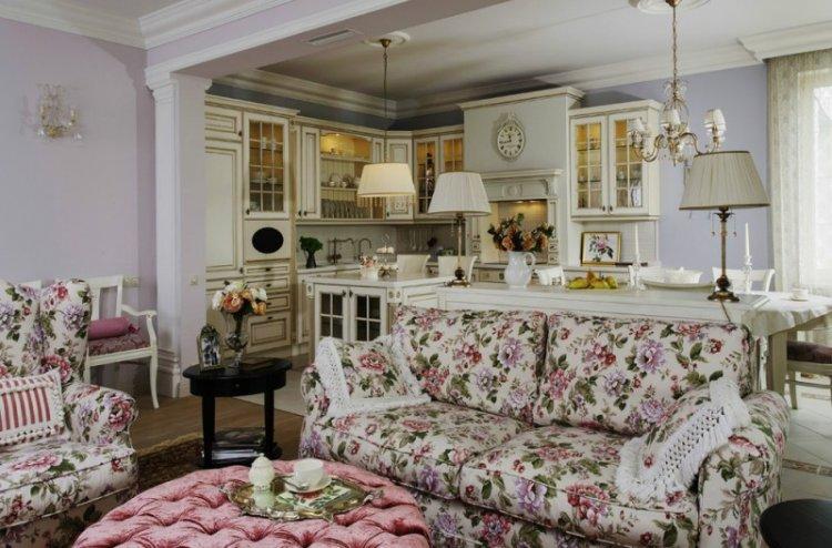 Прованс на десятом этаже - Дизайн квартиры в стиле прованс