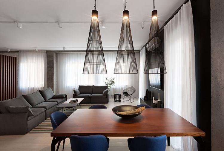 Дизайн квартиры «Wood & Marble»