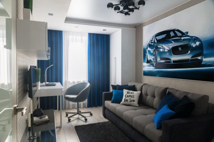 Делаем красивый потолок - Дизайн маленькой детской