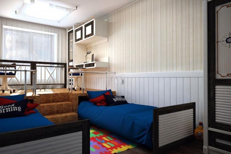 Как обустроить комнату для двоих детей - Дизайн маленькой детской