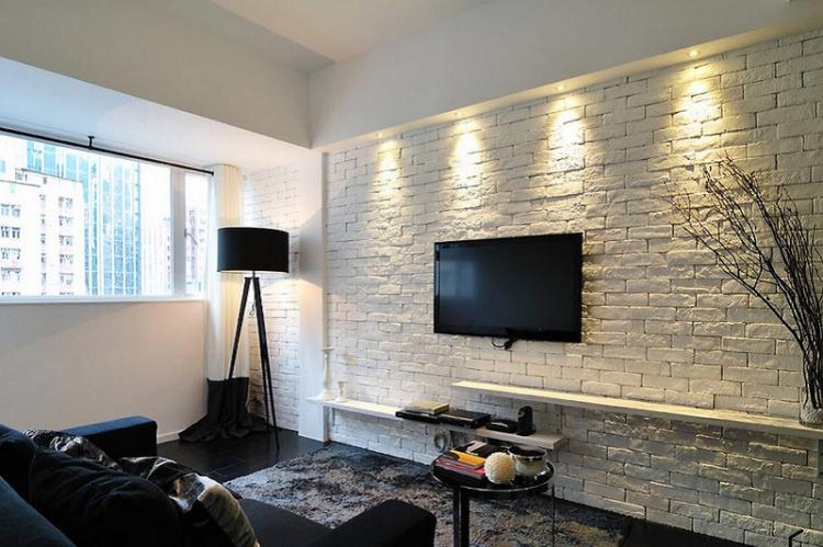 Секреты отделки стен - Дизайн маленькой гостиной