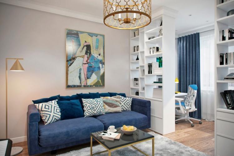 Раздели гостиную на зоны - Дизайн маленькой гостиной