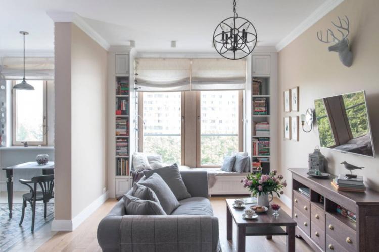 Дизайн маленькой гостиной - фото реальных интерьеров