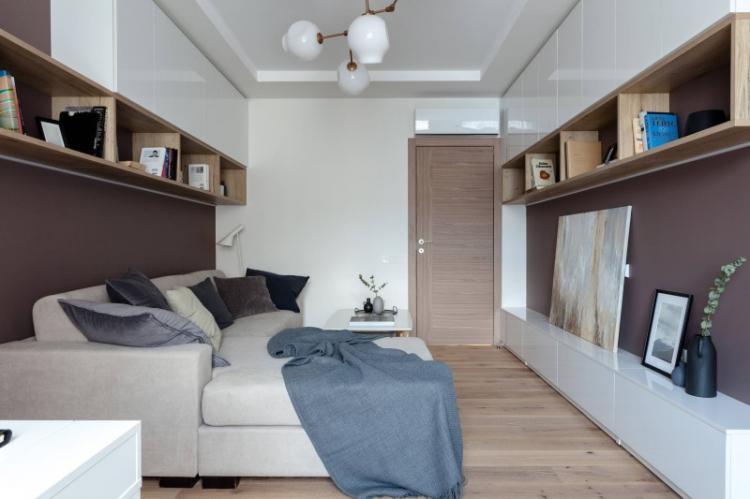 Дизайн маленькой гостиной - фото реальных интерьеров