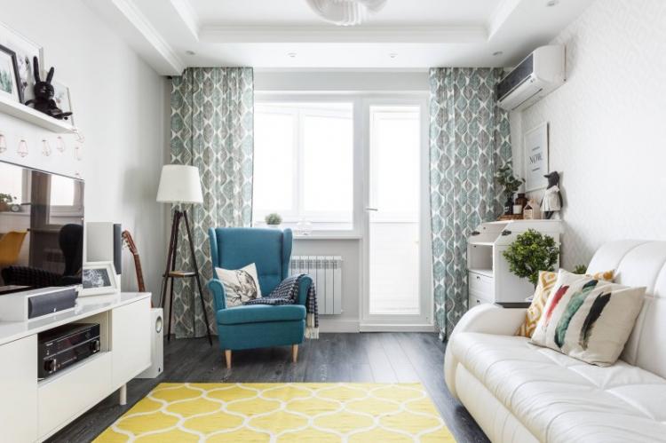 Дизайн маленькой гостиной - фото реальных интерьеров