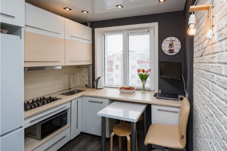 Дизайн маленькой кухни - фото реальных интерьеров