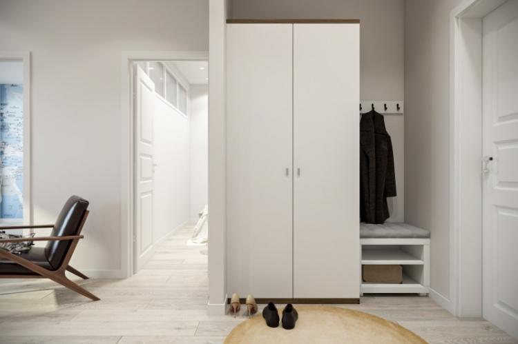 Перепланировка - Дизайн маленькой прихожей