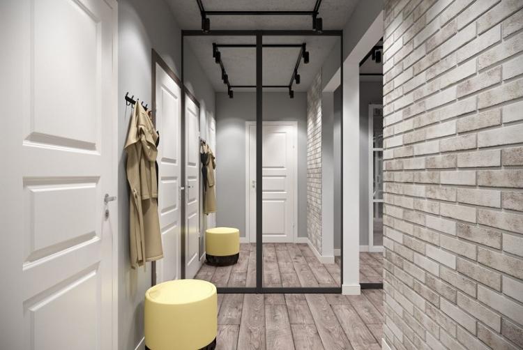 Больше зеркал - Дизайн маленькой прихожей