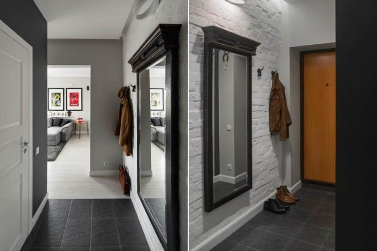 Больше зеркал - Дизайн маленькой прихожей