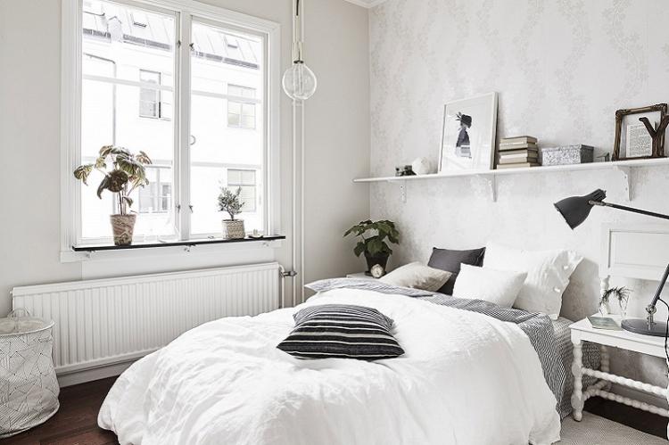 Предпочтение светлым тонам - Дизайн маленькой спальни