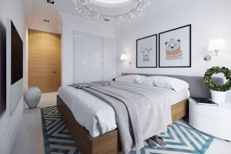 Правильное освещение - Дизайн маленькой спальни