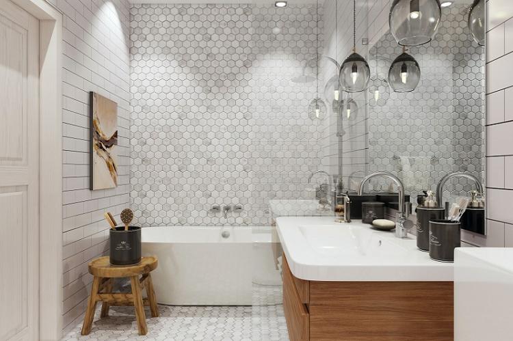 Дизайн маленькой ванной комнаты - фото реальных интерьеров