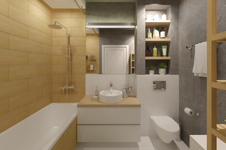 Дизайн маленькой ванной комнаты - фото реальных интерьеров