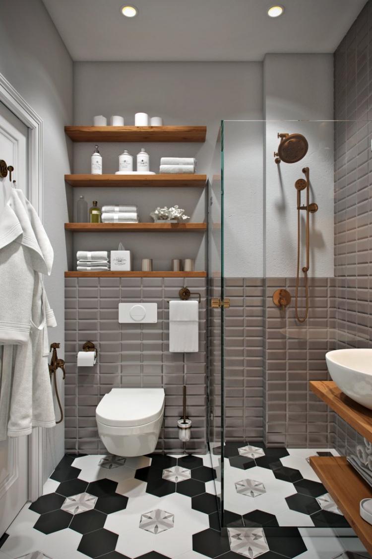 Дизайн маленькой ванной комнаты - фото реальных интерьеров