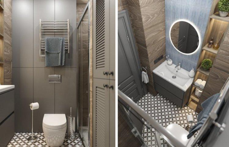 Безупречная многозадачность в Москве - Дизайн однокомнатной квартиры 33 кв.м.