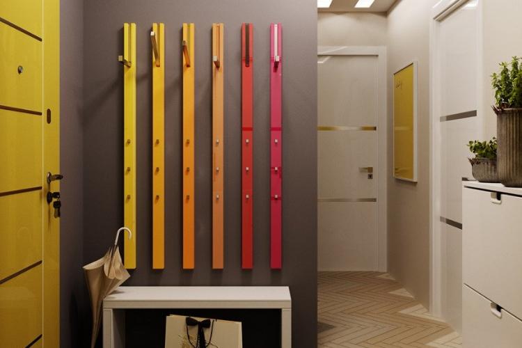 Яркие акценты - Цветовая палитра для дизайна прихожей в хрущевке