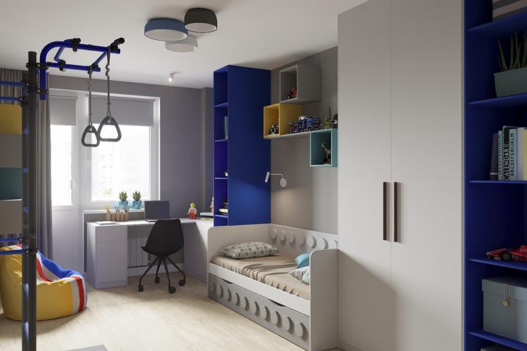 Дизайн-проект детской комнаты для мальчика