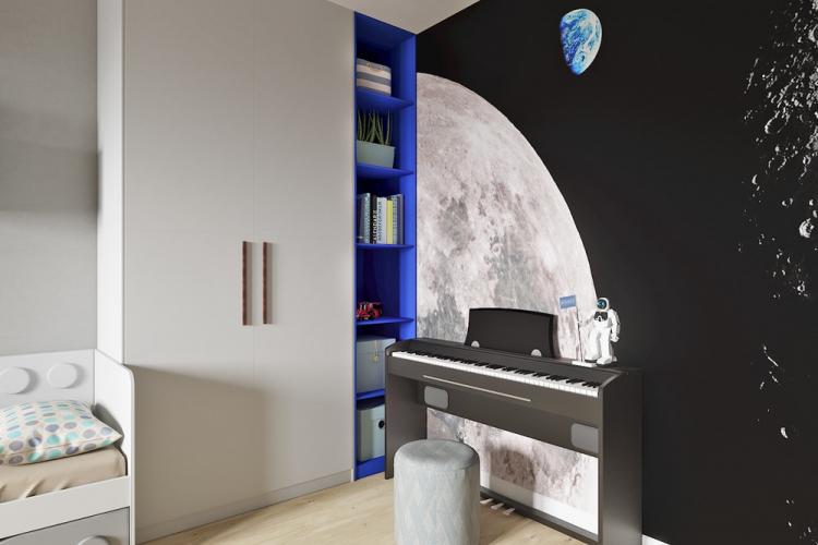 Дизайн-проект детской комнаты для мальчика