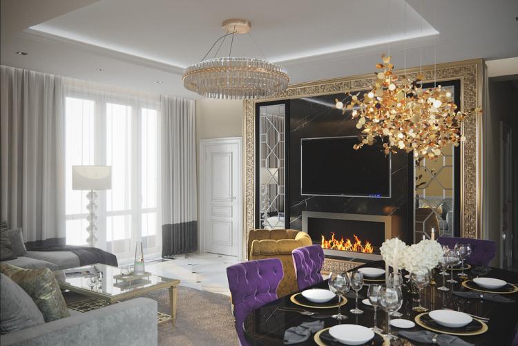 Дизайн-проект гостиной