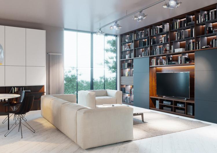 Дизайн-проект квартиры «White sky»