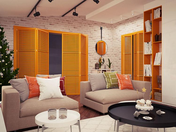 Дизайн-проект мансардной квартиры